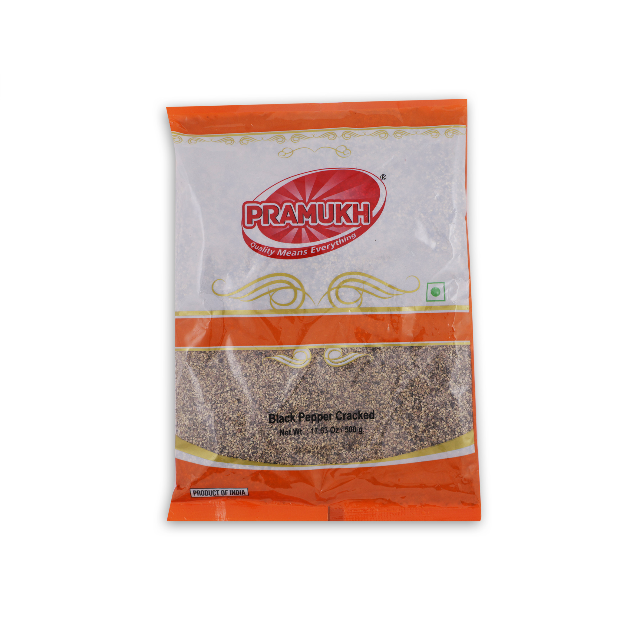 BLACK PEPPER CRACKED 500GM PRAMUKH