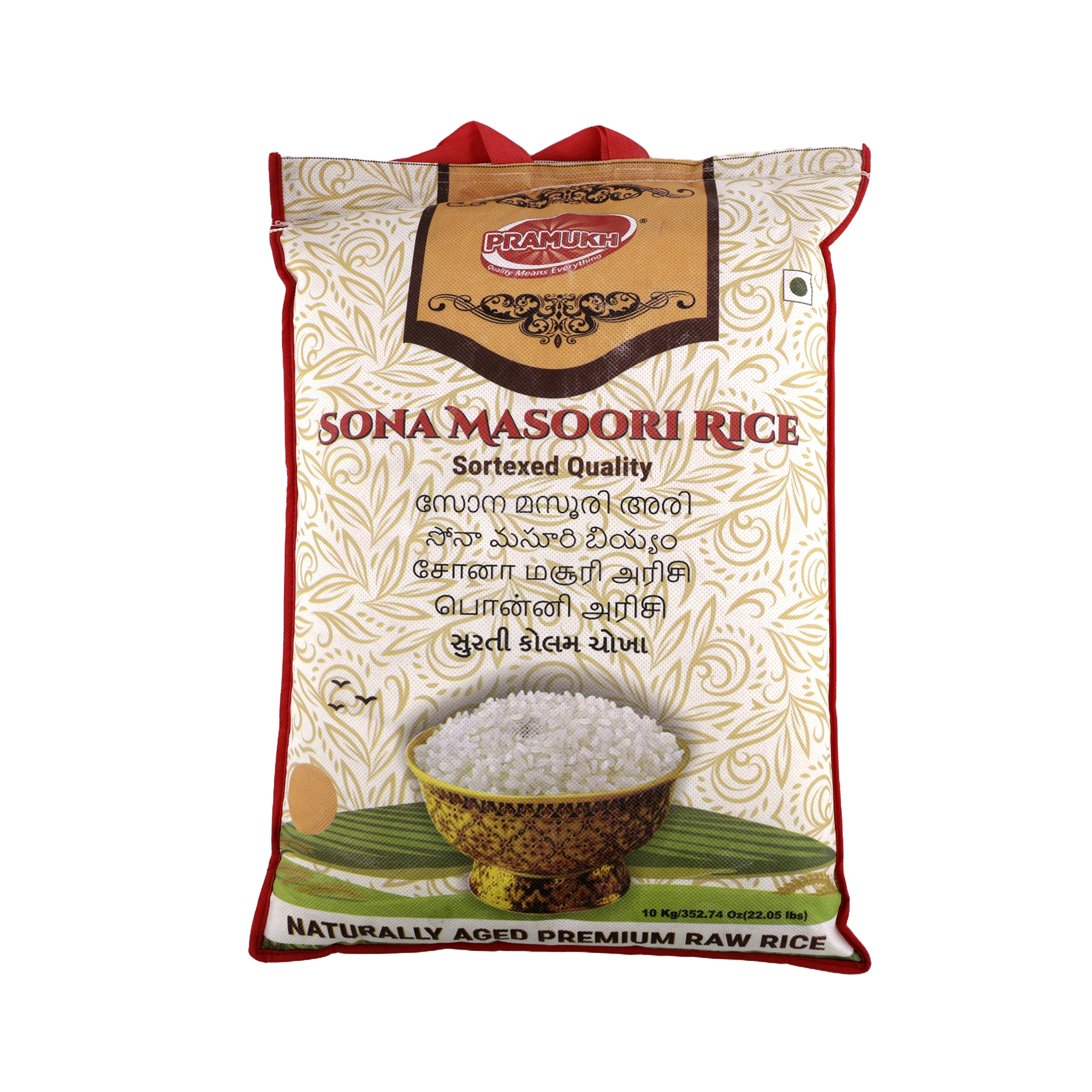 RICE SONA MASURI 10KG PRAMUKH