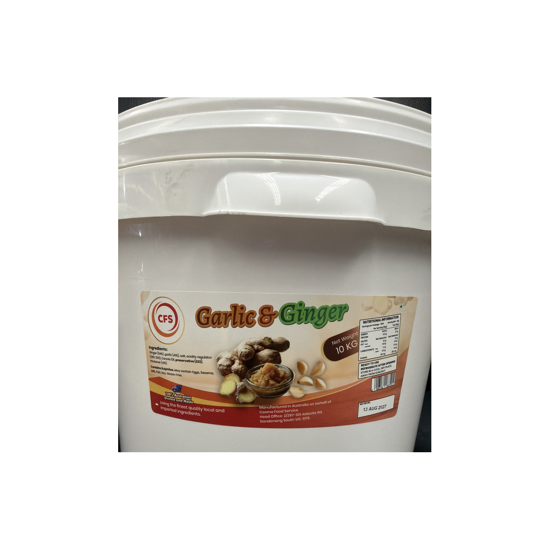 GINGER & GARLIC PASTE 10KG CFS 