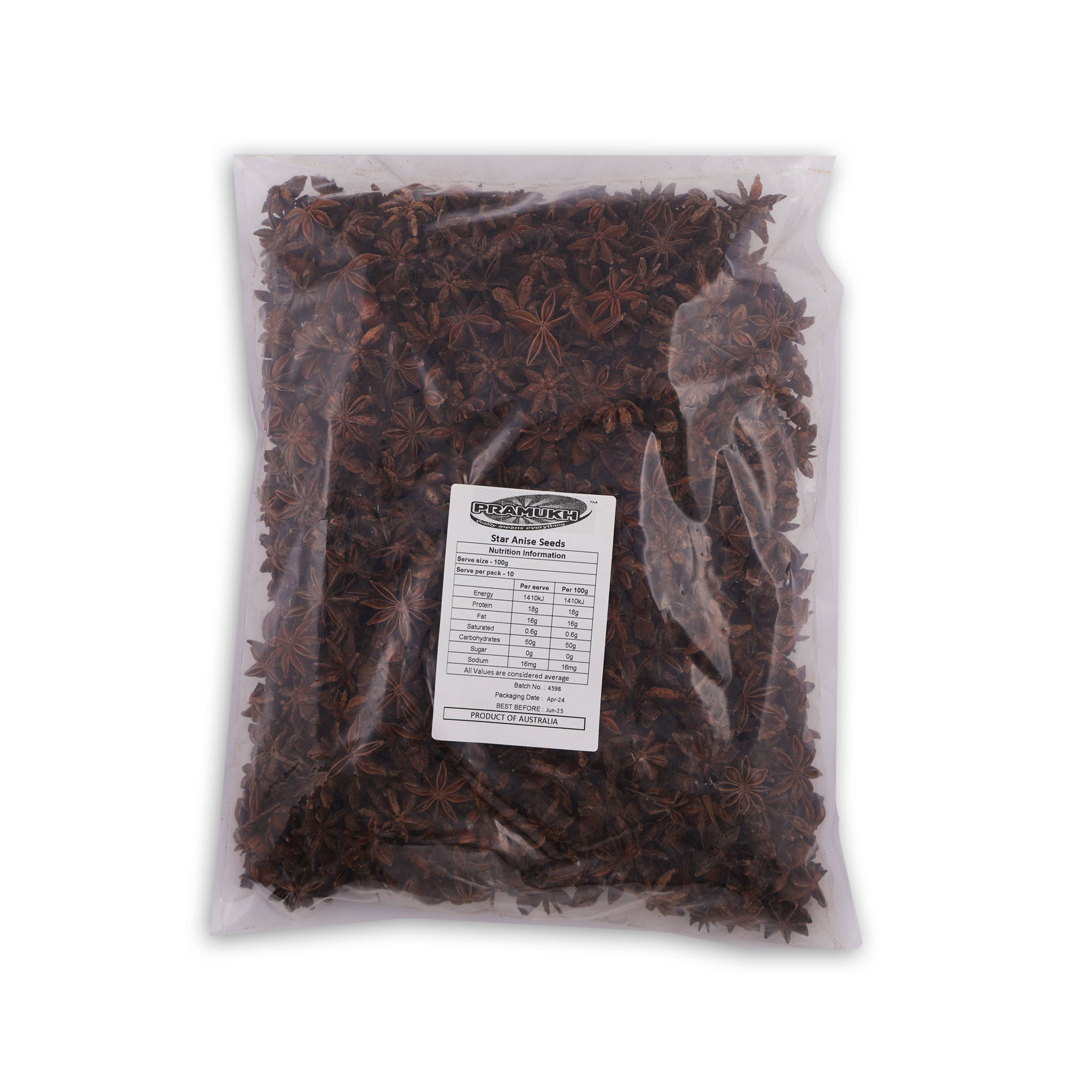STAR ANISEED WHOLE 100GM PRAMUKH
