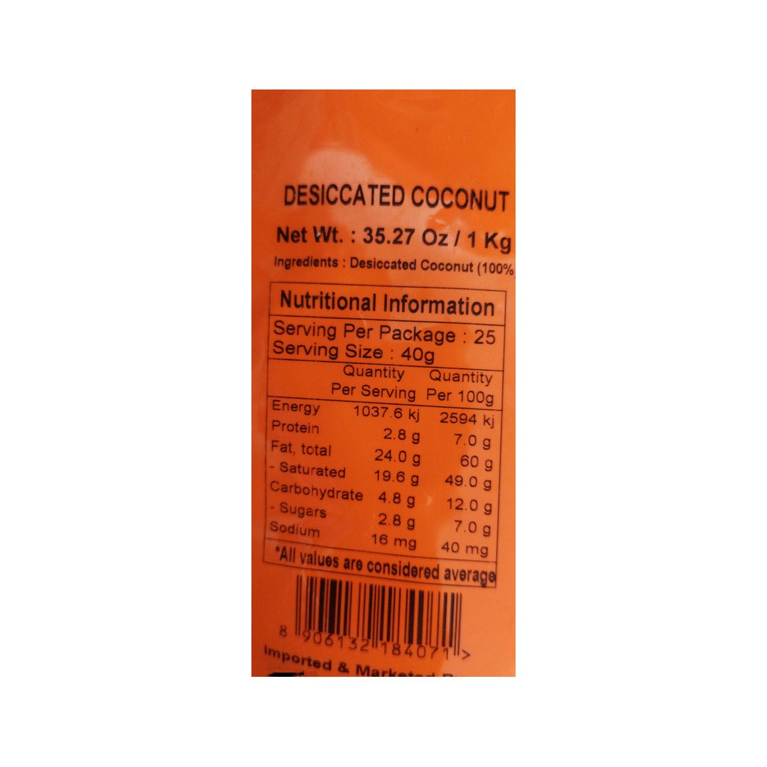COCONUT DESICCATED(FINE) 1KG PRAMUKH