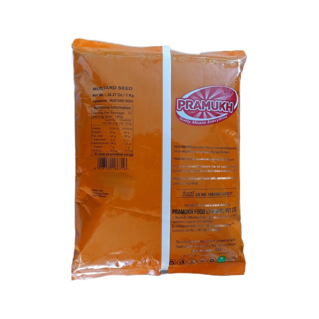 MUSTARD SEED BOLD 1KG PRAMUKH