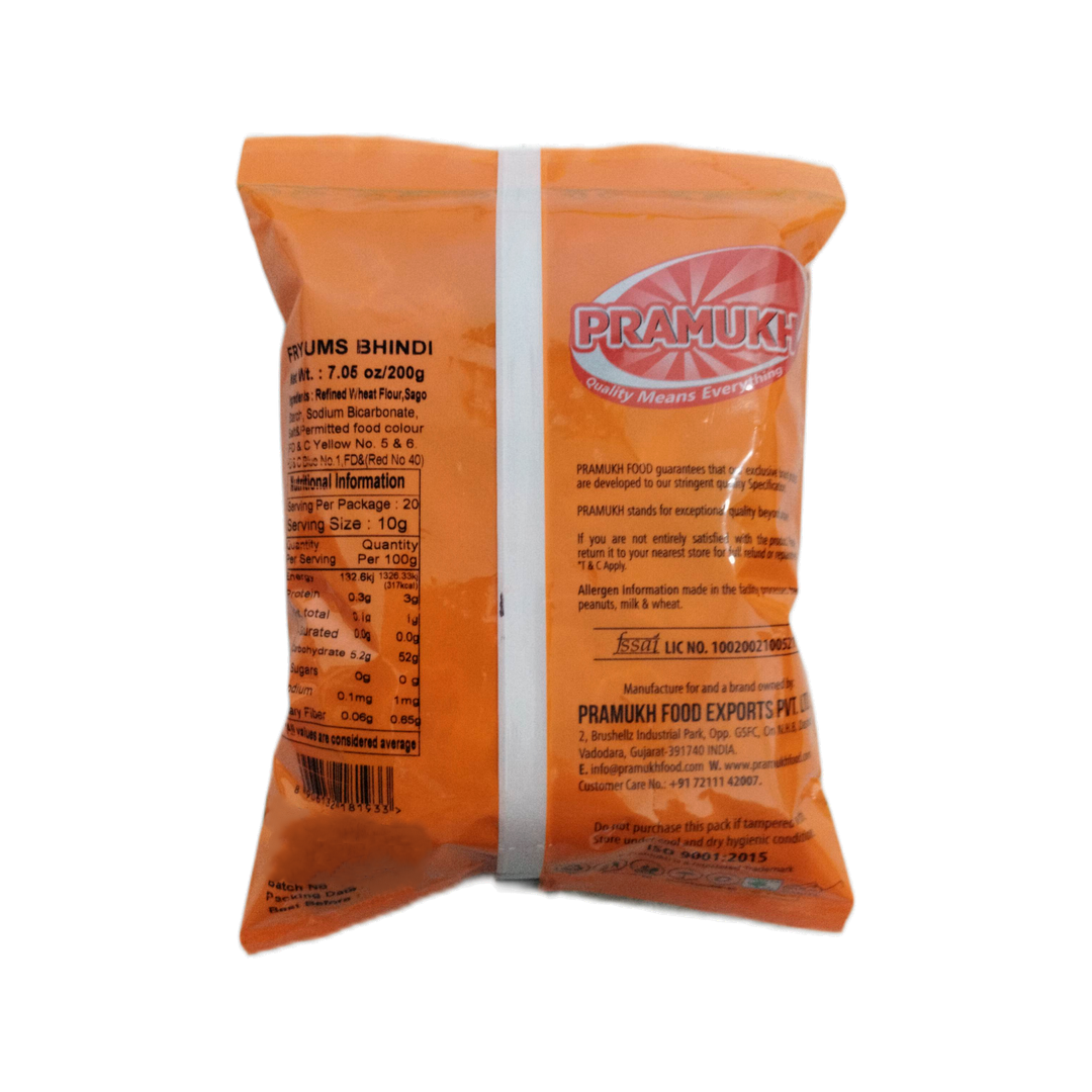 FRYUMS BHINDI 200G PRAMUKH 