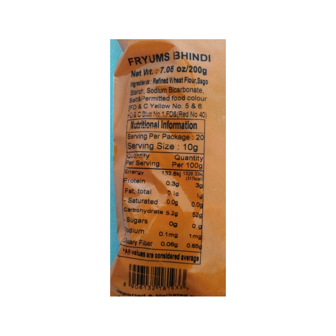 FRYUMS BHINDI 200G PRAMUKH 