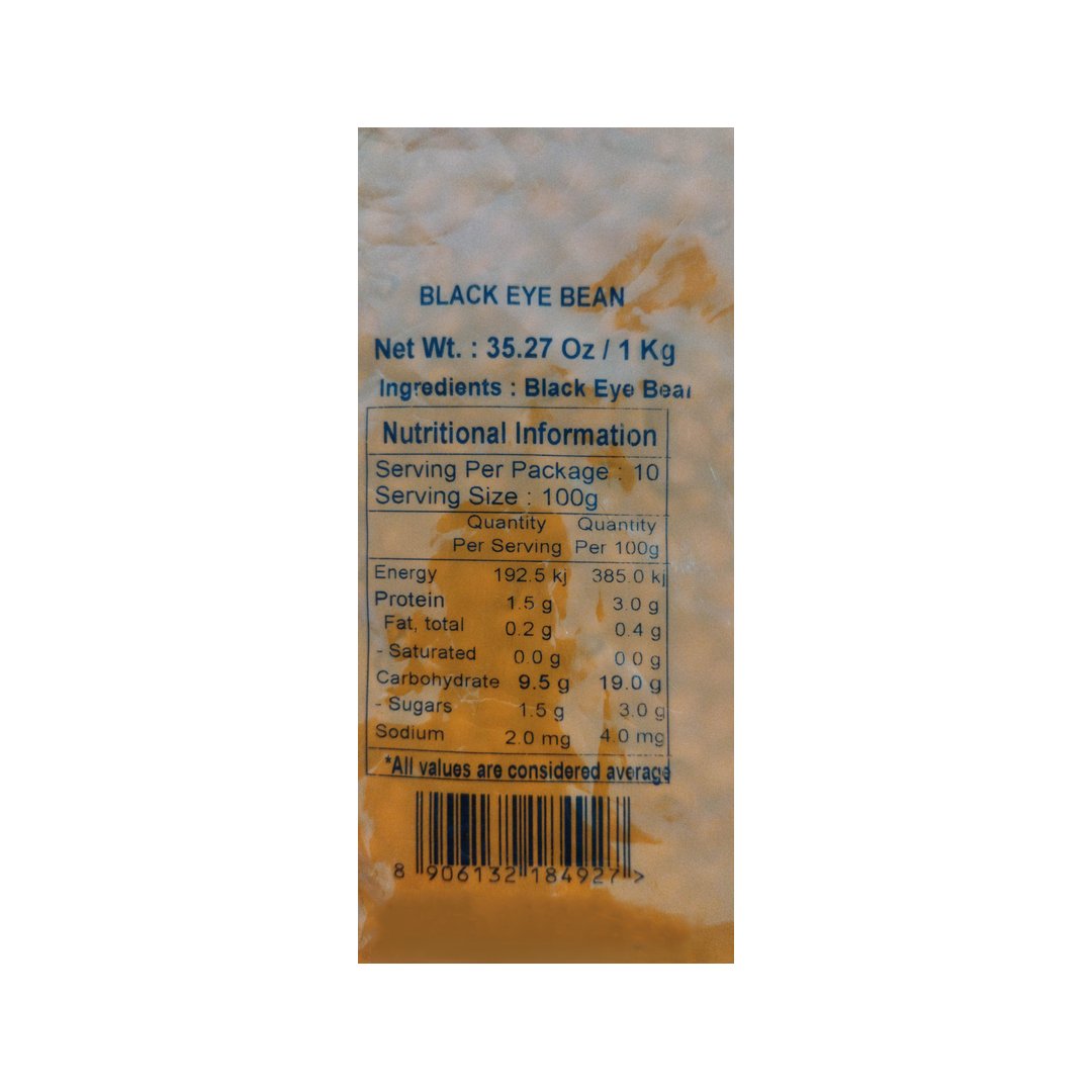 BLACK EYE BEANS 1KG PRAMUKH
