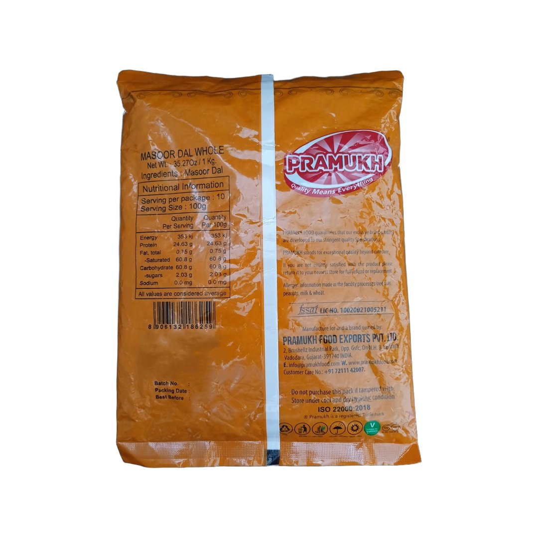 MASOOR DAL WHOLE 1KG