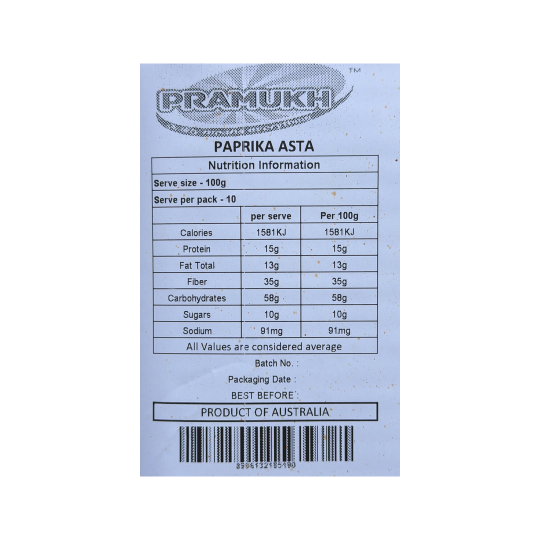PAPRIKA 100 ASTA 1KG PRAMUKH