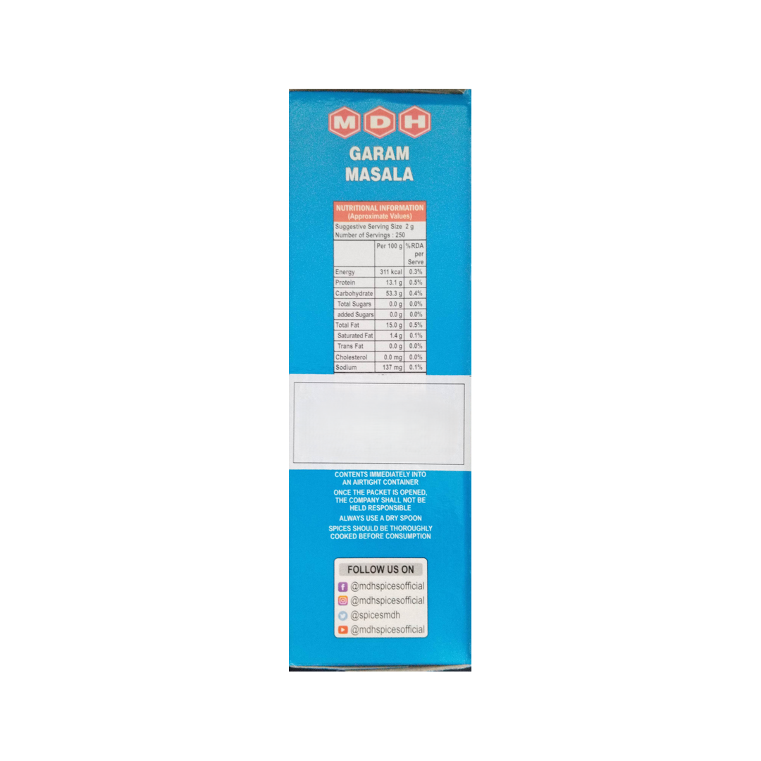 GARAM MASALA 500G MDH
