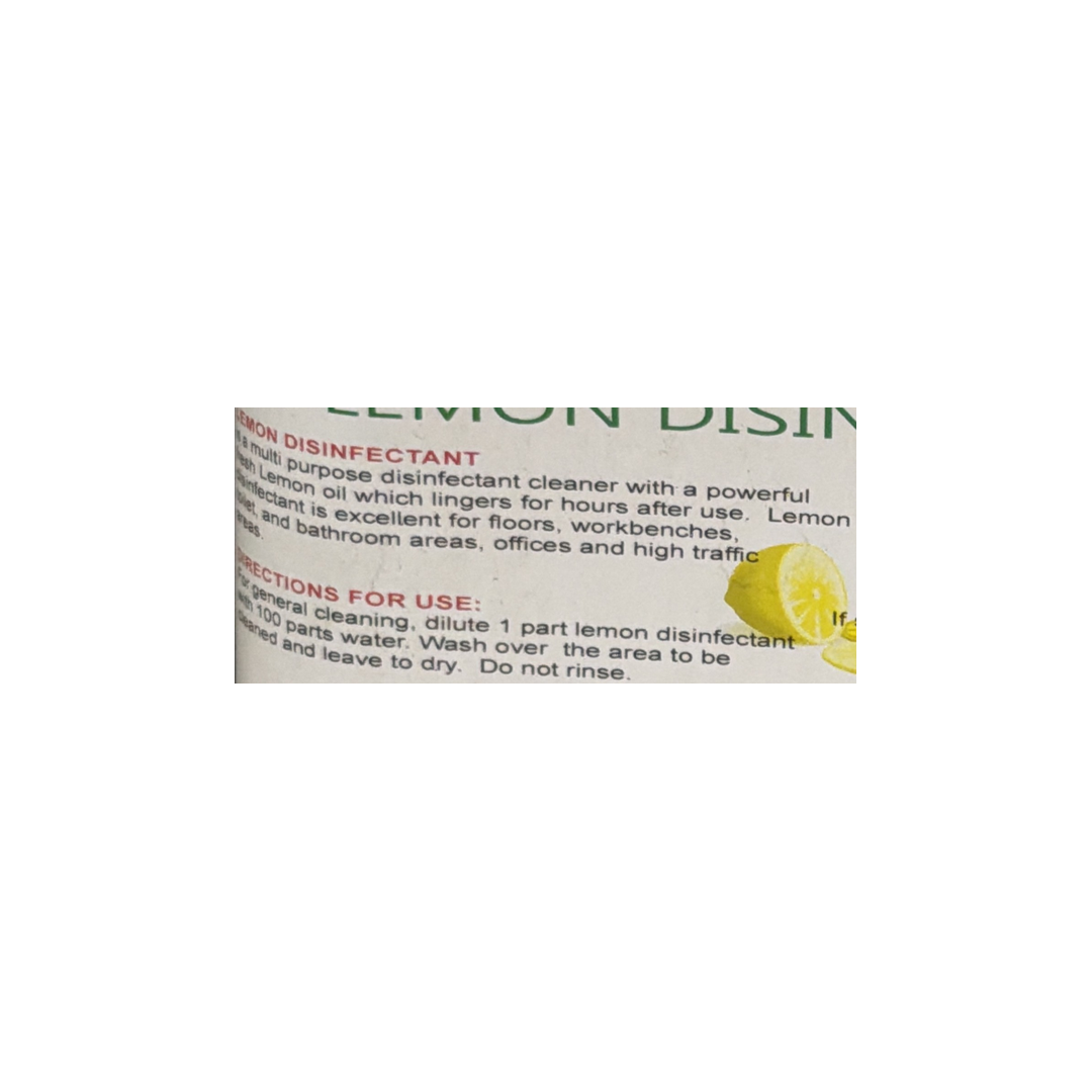 DISINFECTANT LEMON 5LTR