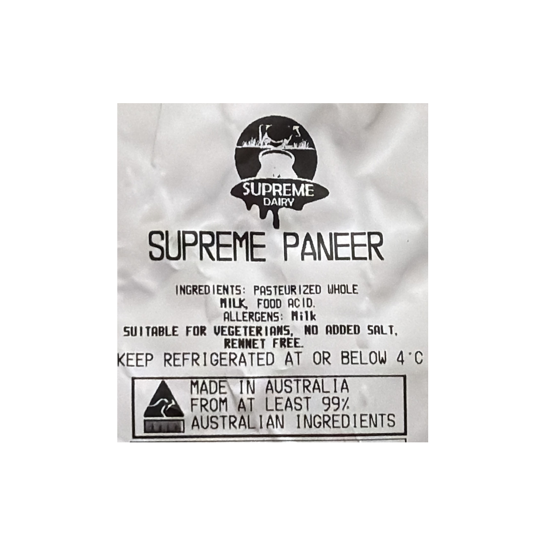 PANEER (RETAIL) 1KG SUPREME DAIRY 