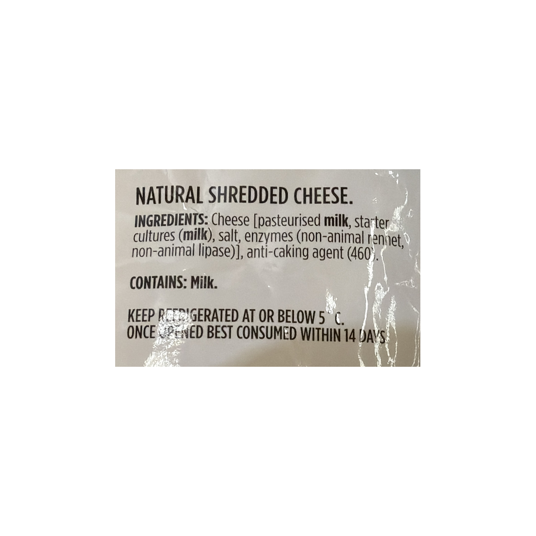 FRED WALKER TASTY SHRED CHEESE 2KG