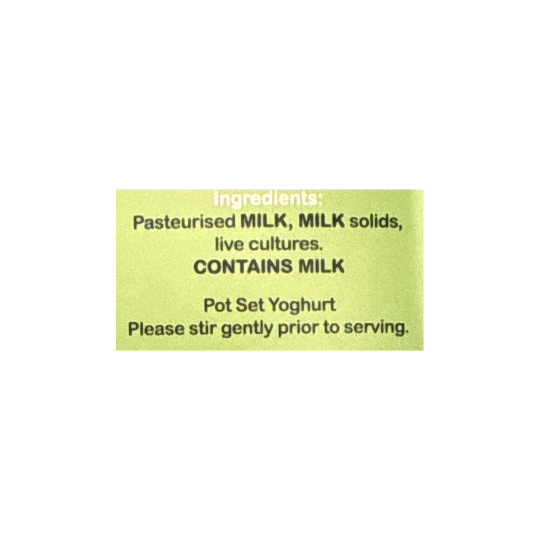 YOGHURT NATURAL 10KG LASSIWAVES