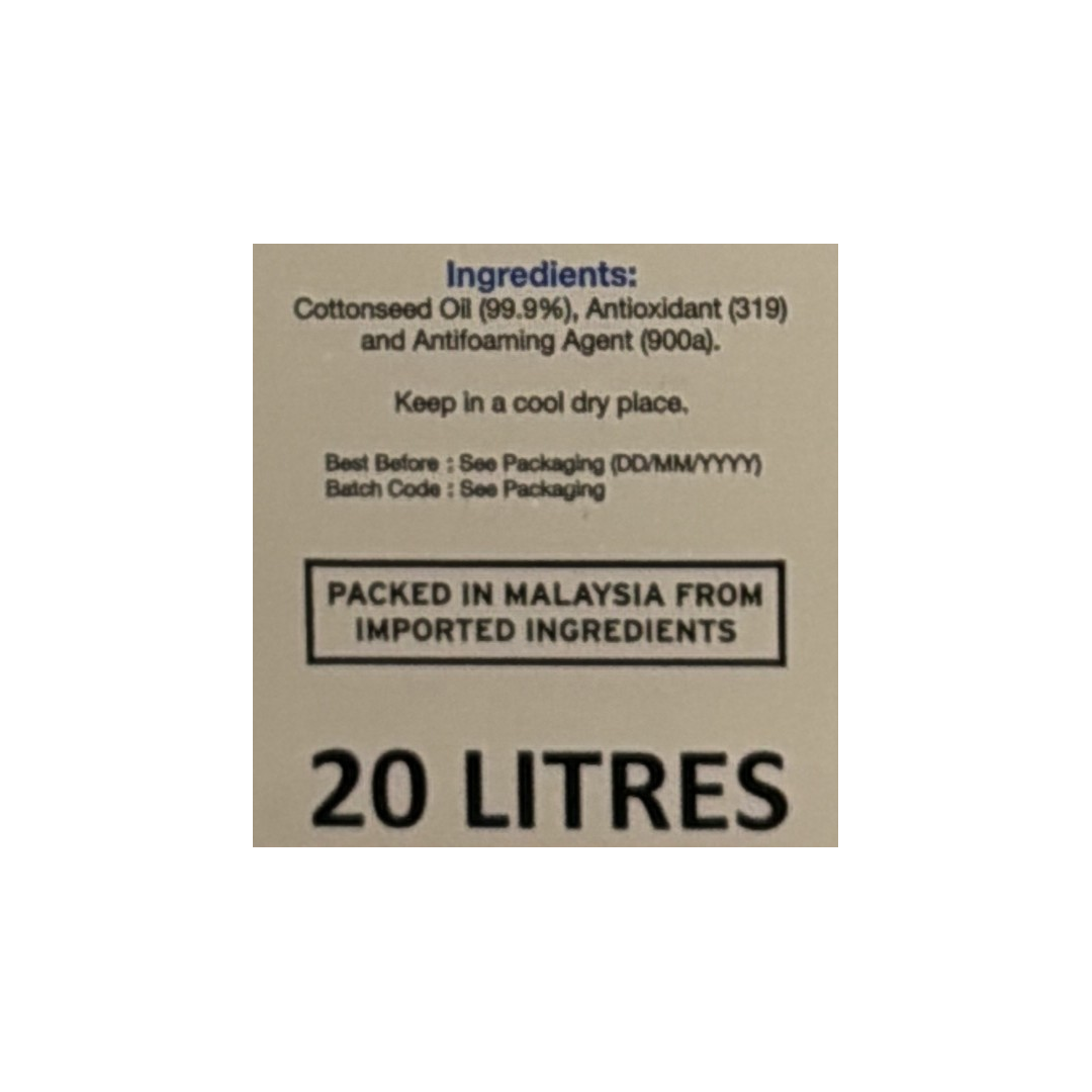OIL COTTONSEED 20LTR