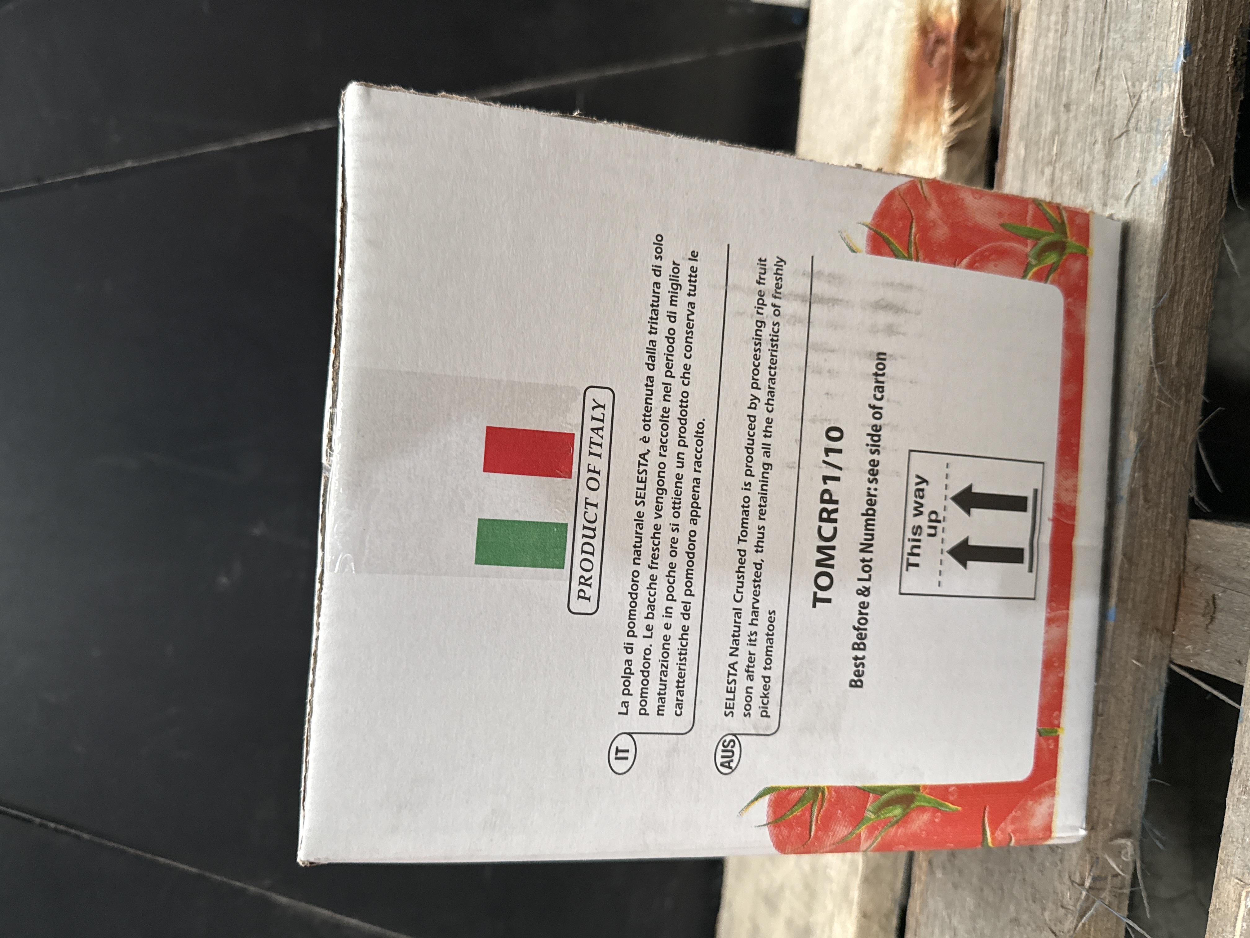 TOMATO CRUSHED POUCH 10KG SELESTA 