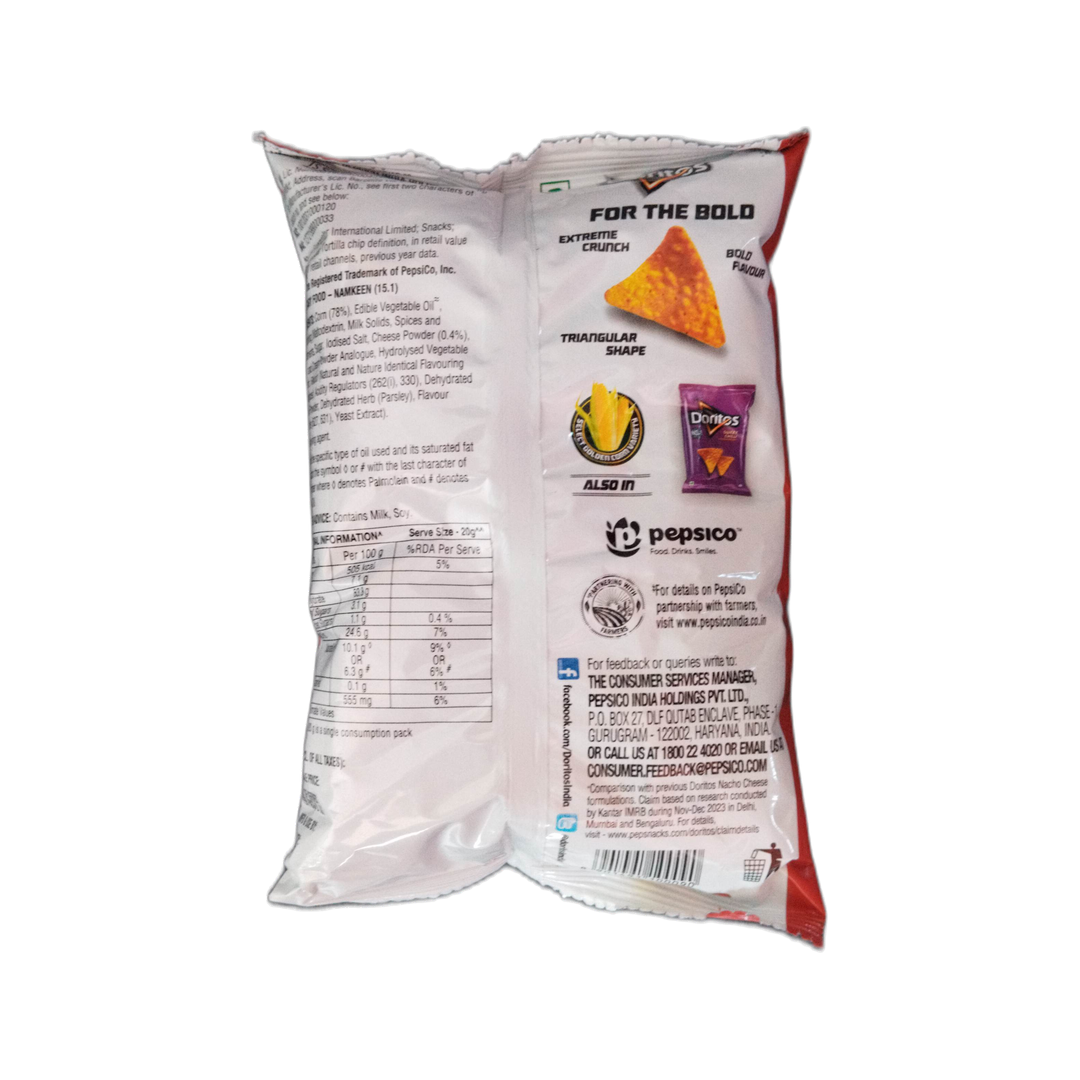 KURKURE DORITOS NACHO CHEESE 60G