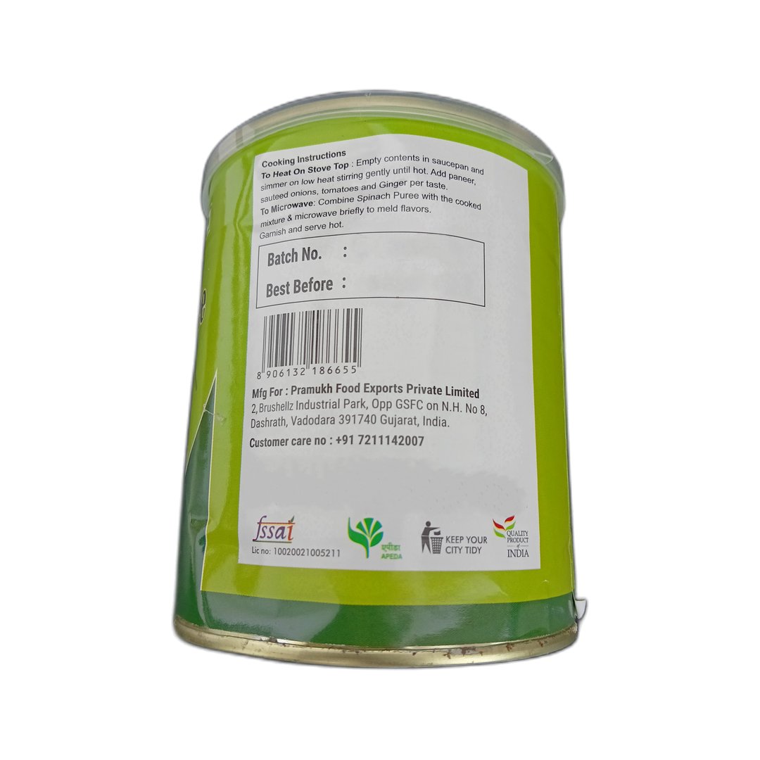 SPINACH PUREE 850G PRAMUKH 