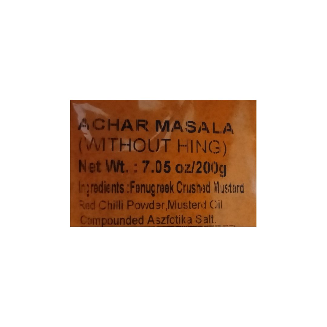 ACHAR MASALA WITHOUT HING 200GM PRAMUKH