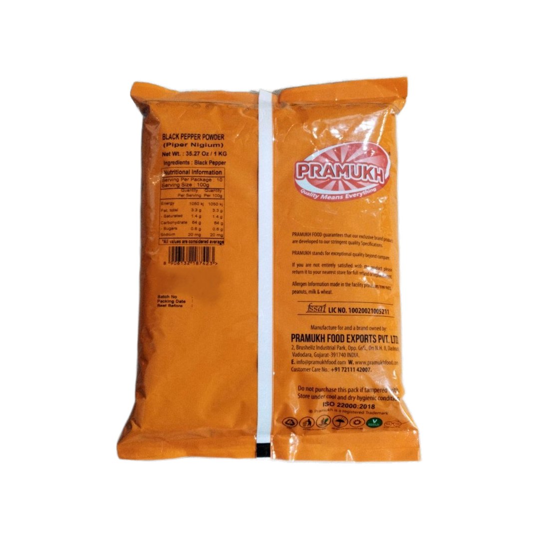 BLACK PEPPER GROUND ASTA 1KG PRAMUKH