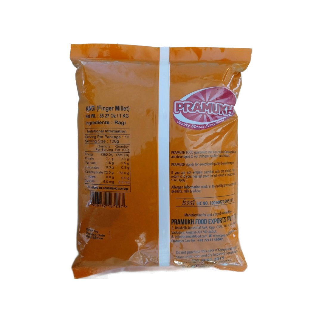 RAGI MILLET WHOLE 1KG PRAMUKH 