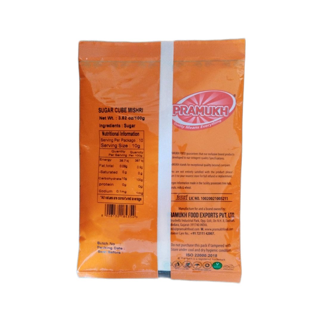SUGAR CUBE (MISRI) 100GM PRAMUKH
