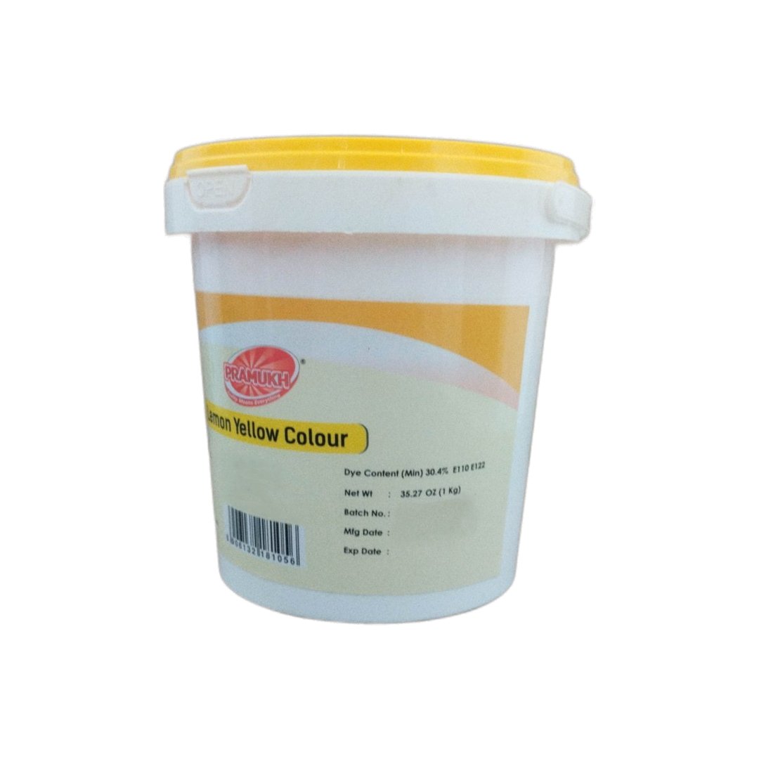 COLOUR LEMON YELLOW 1KG PRAMUKH