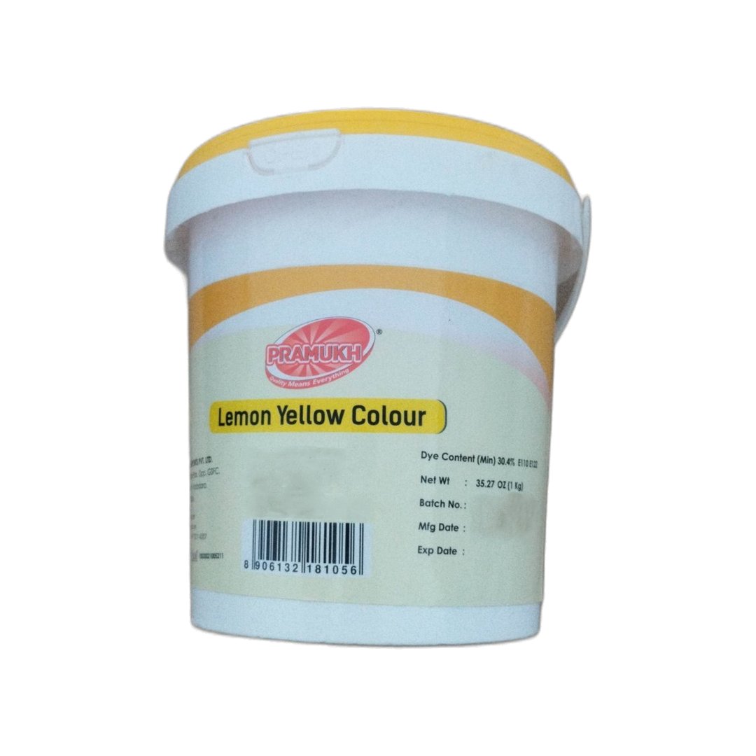 COLOUR LEMON YELLOW 1KG PRAMUKH
