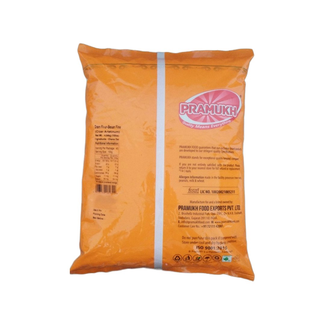 BESAN FINE(GRAM FLOUR) 4.54 KG PRAMUKH 