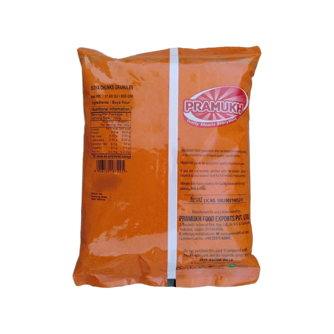 SOYA GRANUELS 500GM PRAMUKH 