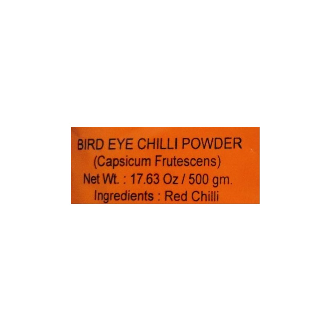 CHILLI POWDER HOT BIRD EYE 500G PRAMUKH 