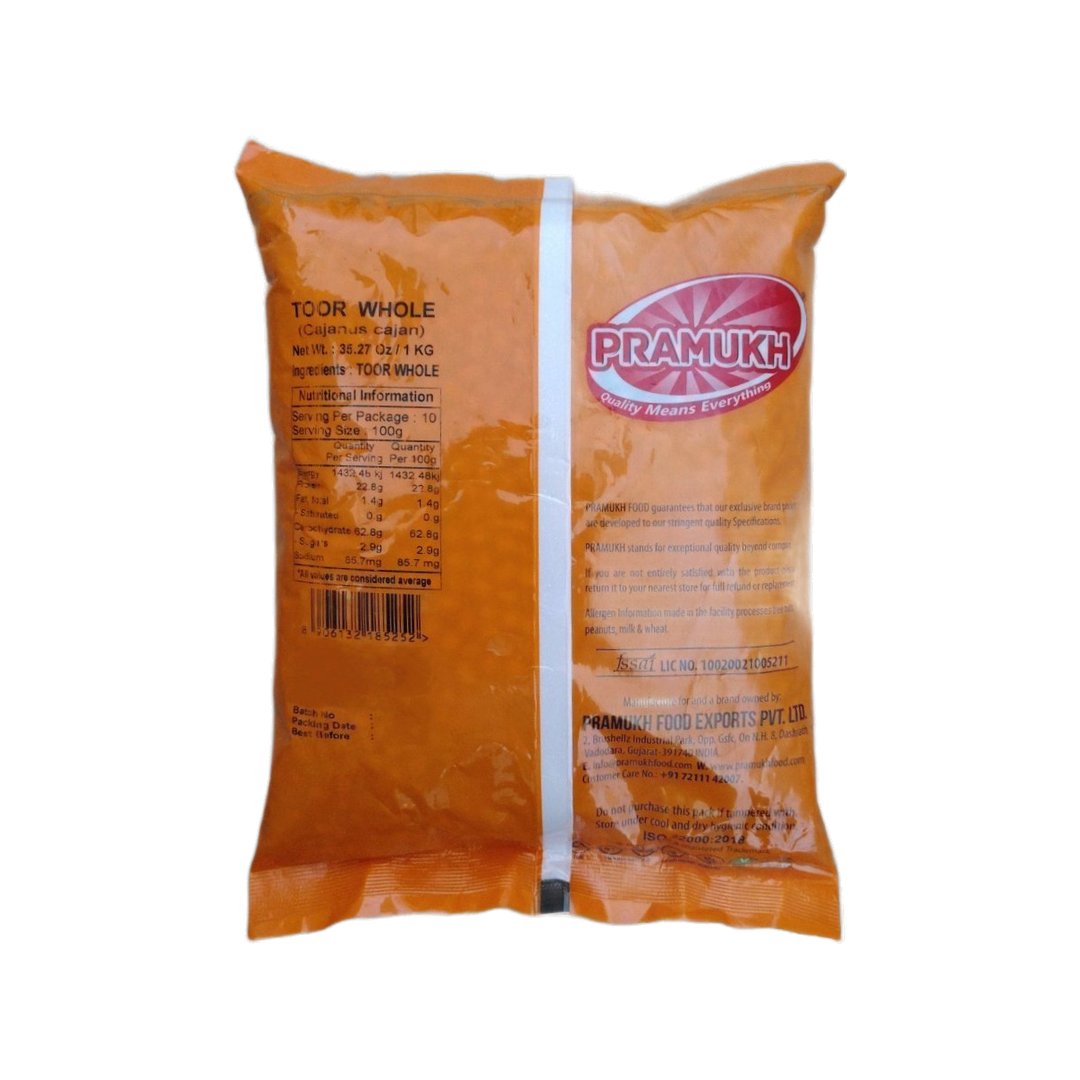 TOOR WHOLE 1KG PRAMUKH