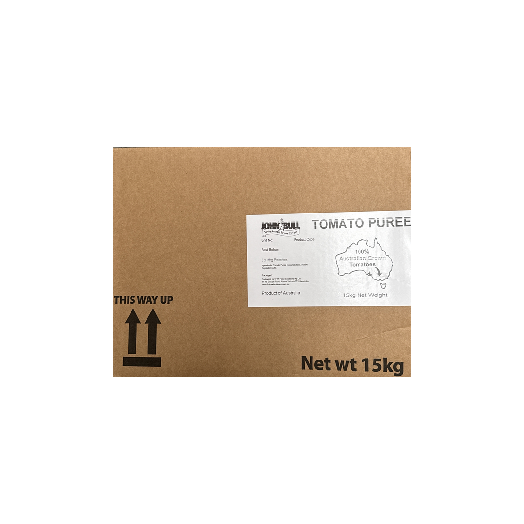 TOMATO PUREE POUCH 5 X 3KG JB