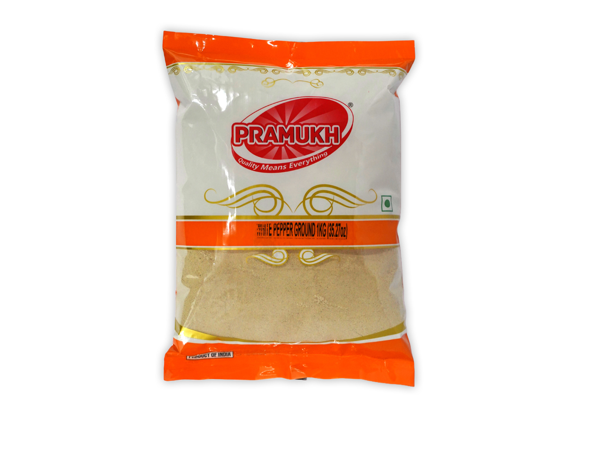 WHITE PEPPER GROUND 1KG PRAMUKH