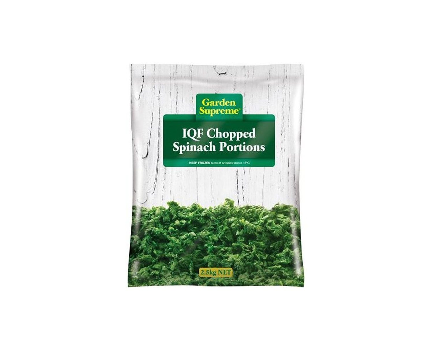 SPINACH CHOPPED 1KG