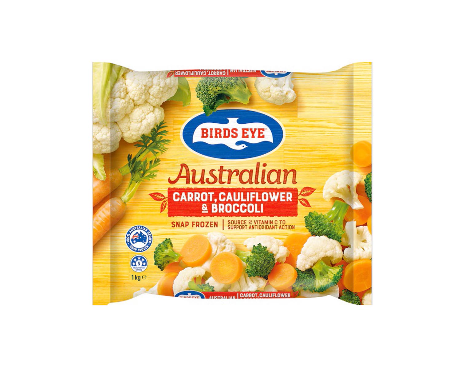 CARROT CAUL & BROC MIX 1KG BIRD EYE