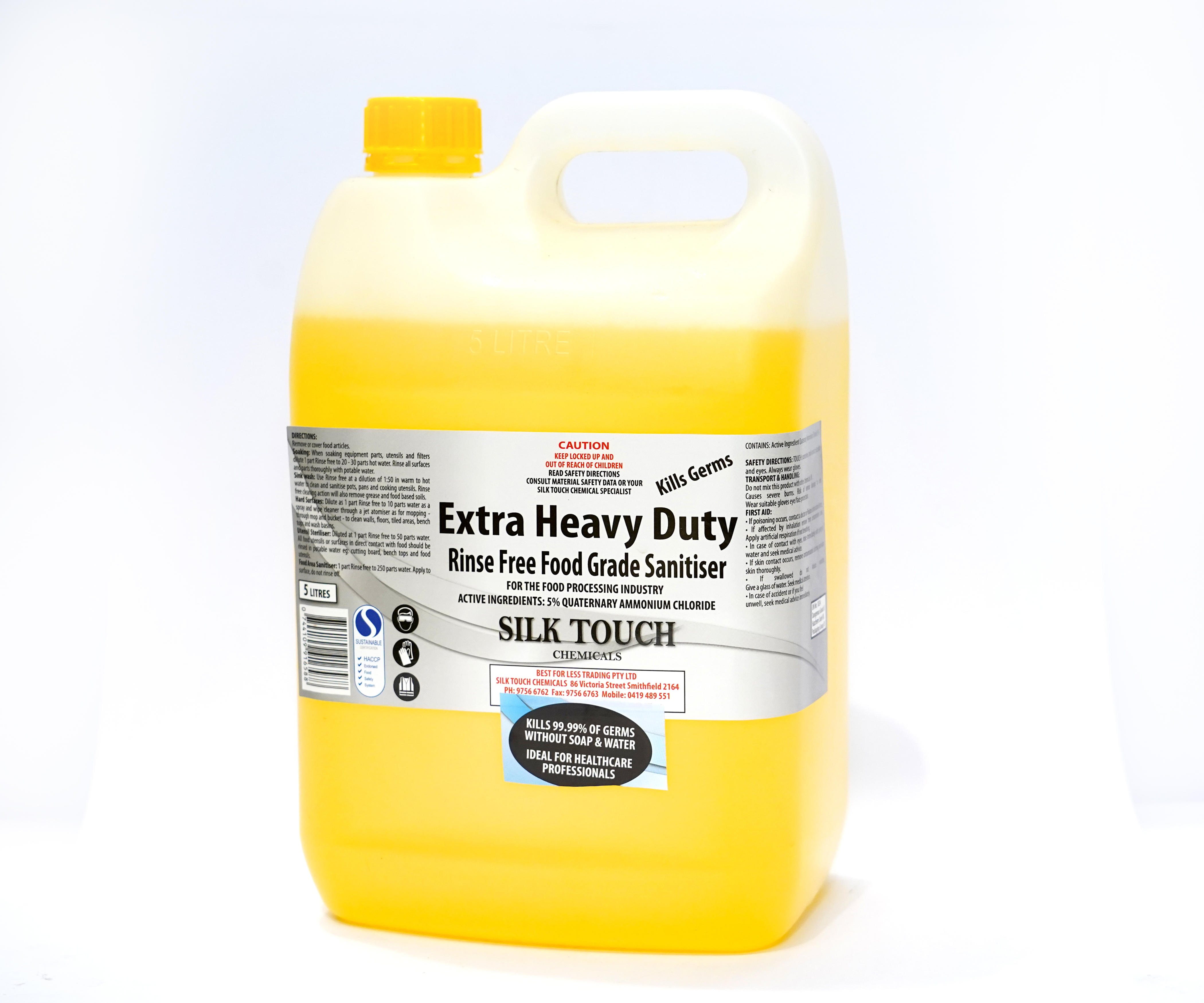 SANITISER FOOD GRADE 5LTR
