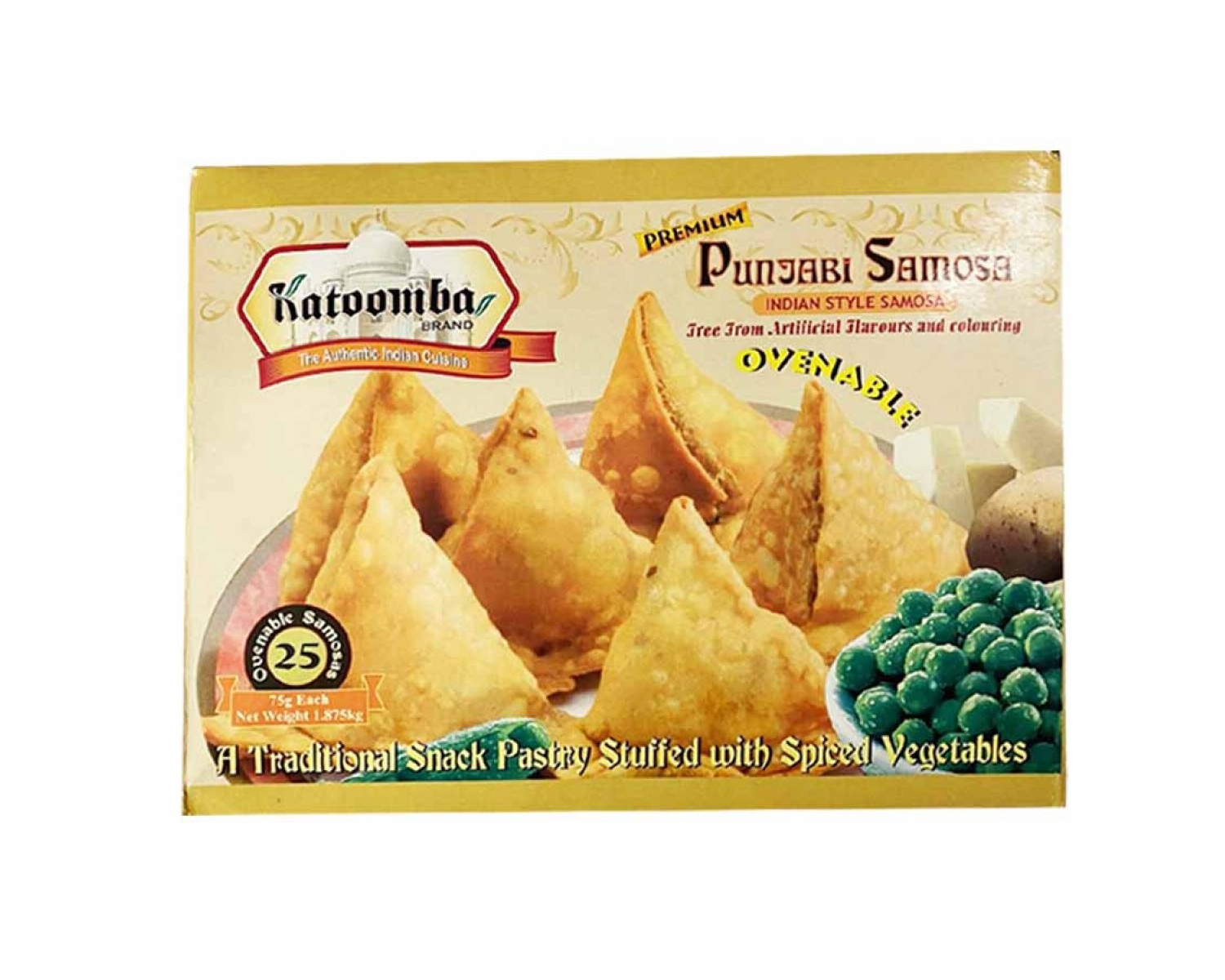 SAMOSA HOT PUNJABI 75G X 25 KATOOMBA