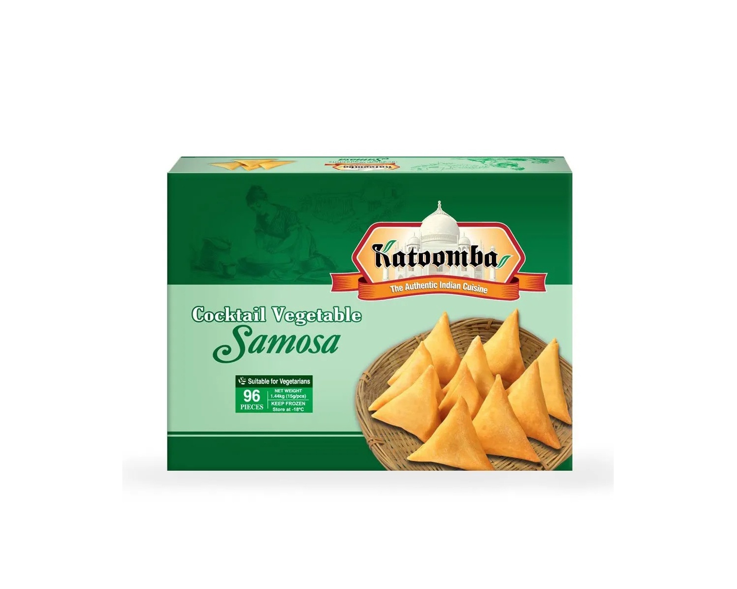 COCKTAIL VEG SAMOSA 96PCX6X15G KATOOMBA
