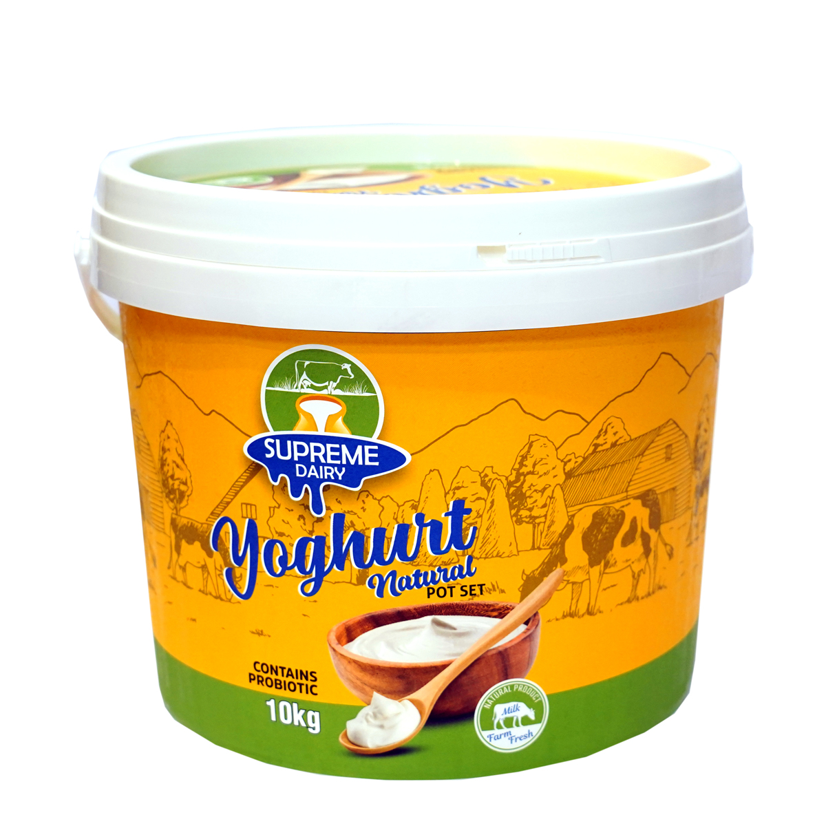 YOGHURT NATURAL 10KG SUPREME DAIRY 