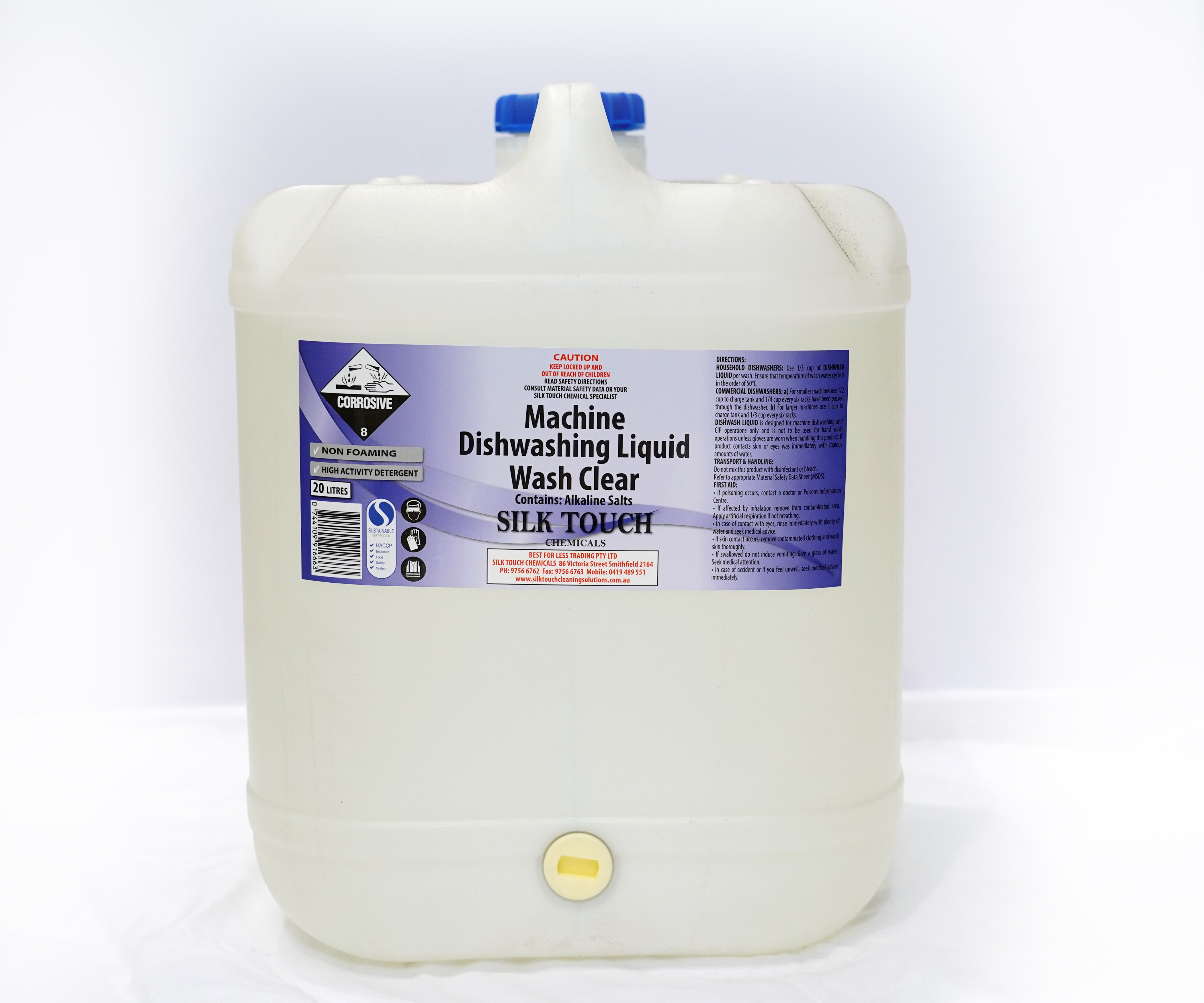 DISHWASHER (MACHINE) LIQUID 20 LTR