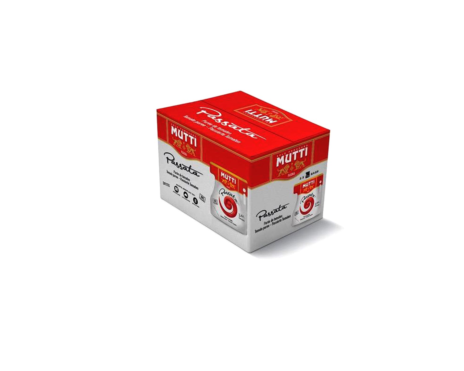 PASSATA MUTTI (TOMATO PUREE) 3X3KG BIB