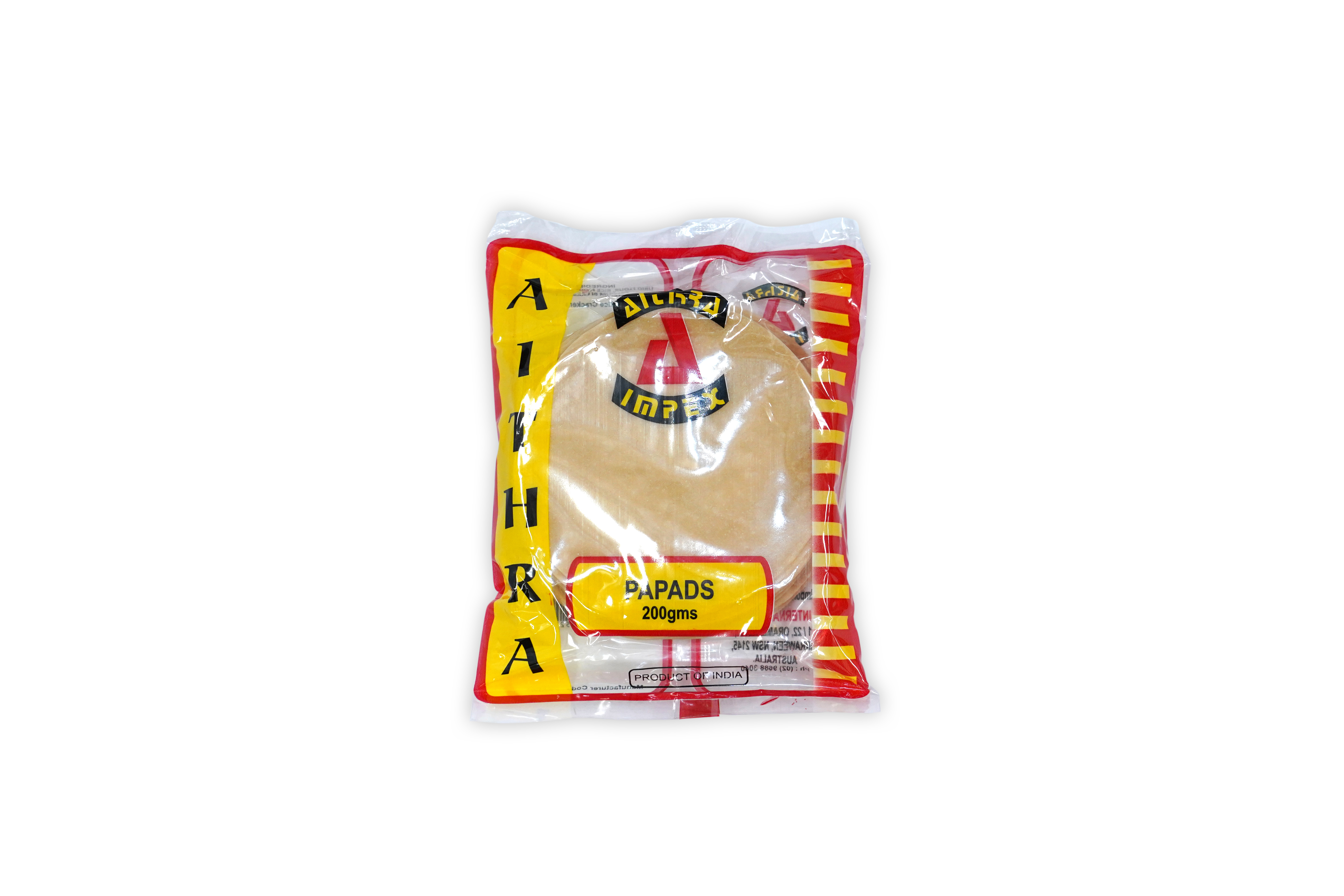 PAPAD 4-200G PLAIN AITHRA