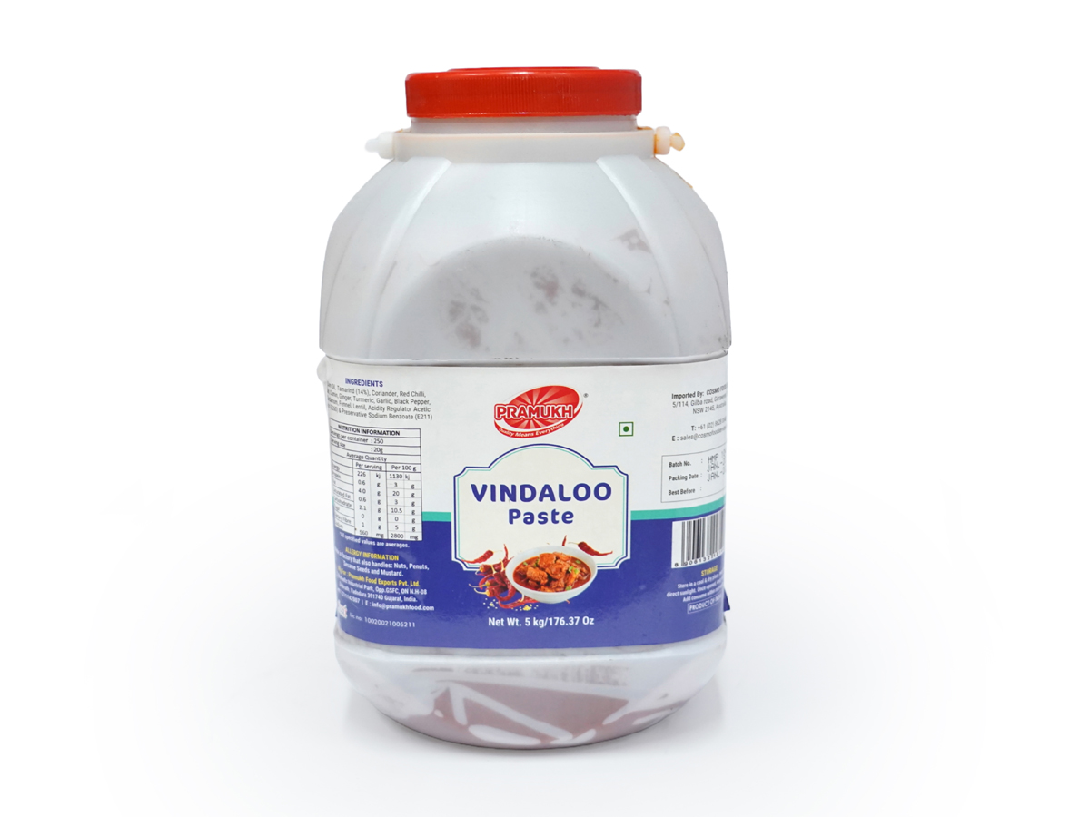 VINDALOO PASTE 5KG PRAMUKH