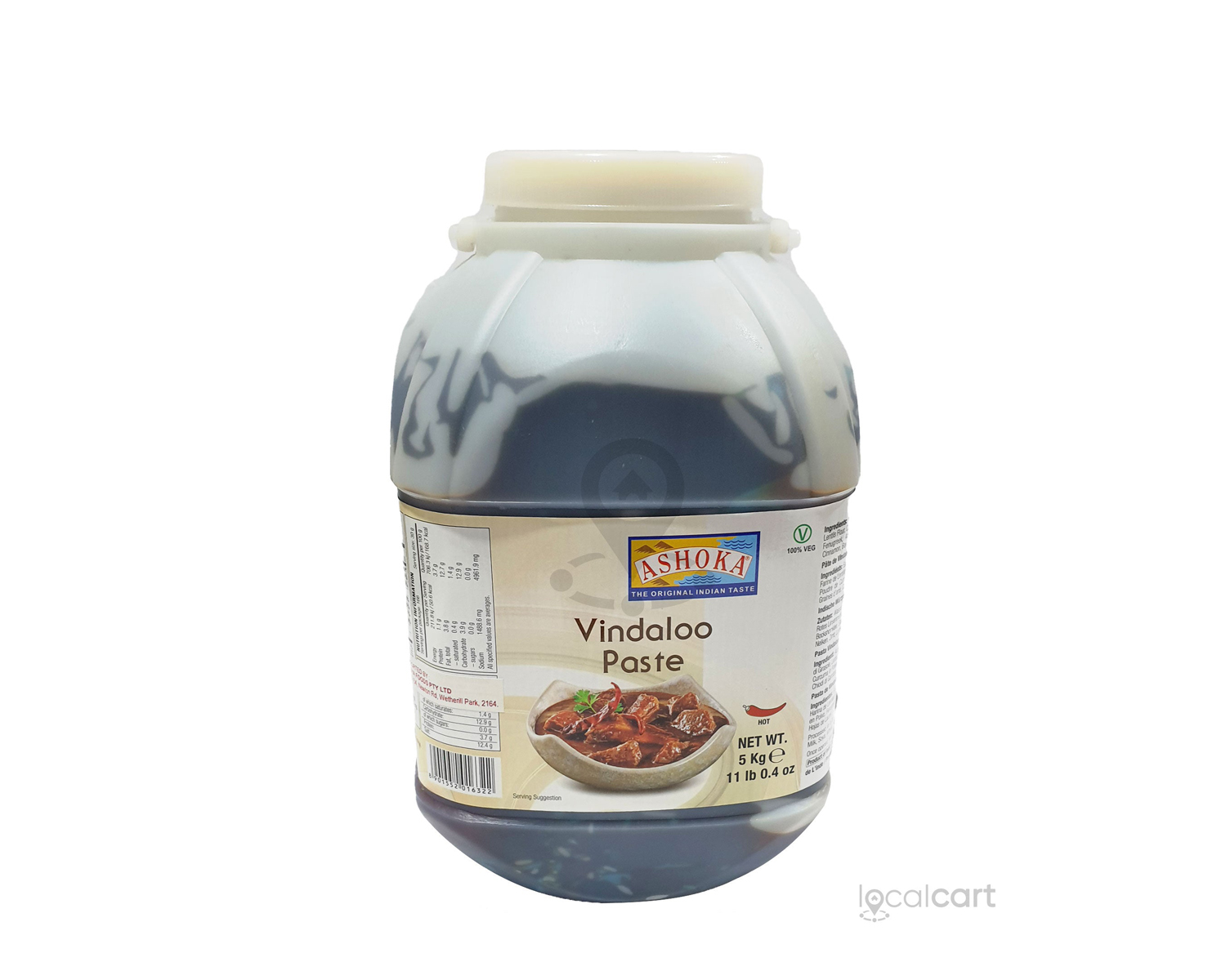 VINDALOO PASTE 5KG ASHOKA