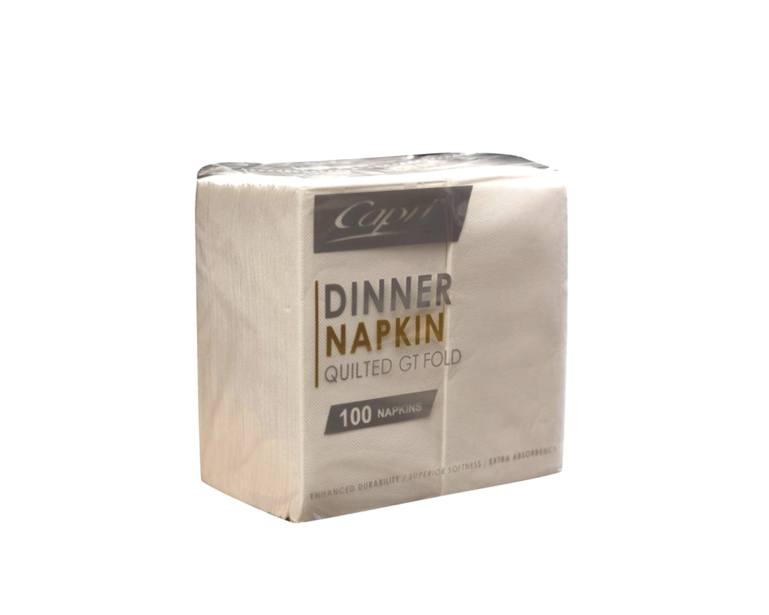 NAPKIN DNR QLTD 2PLY P/F WHITE X 1000 