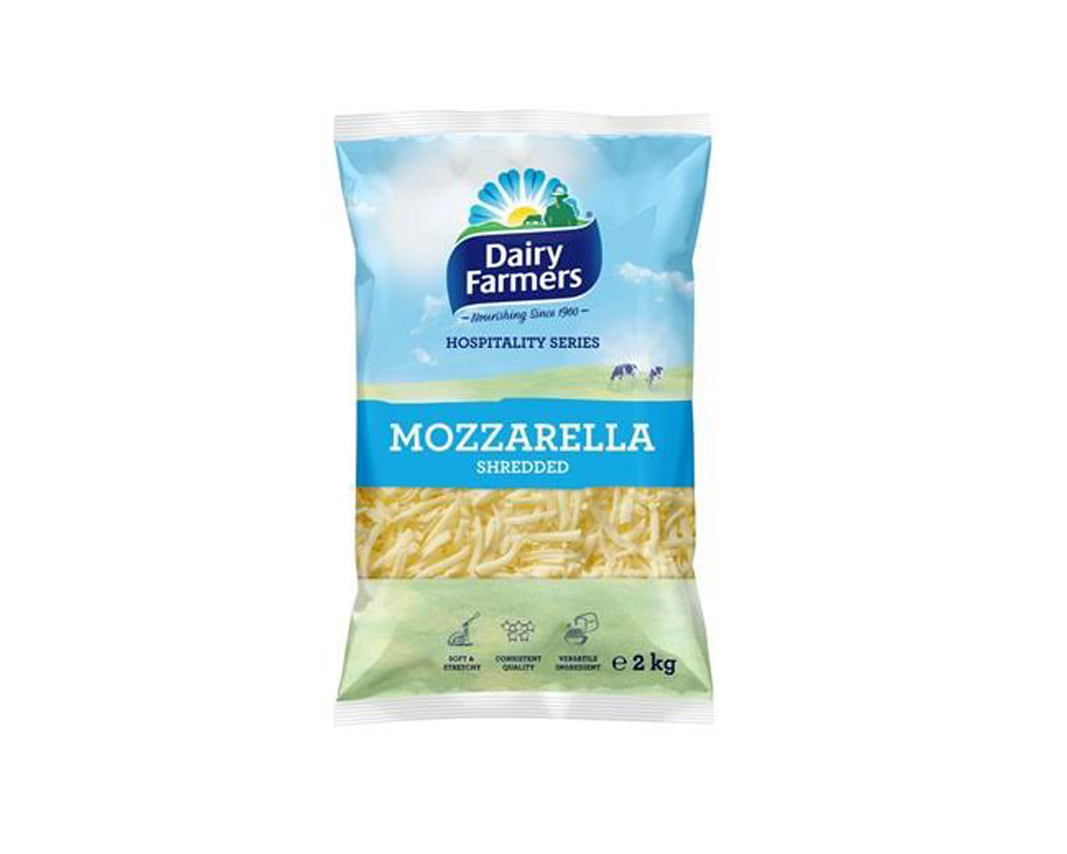 CHEESE MOZZARELLA 2KG DF
