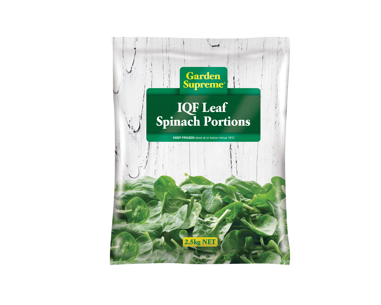 SPINACH LEAF 1KG STARPA