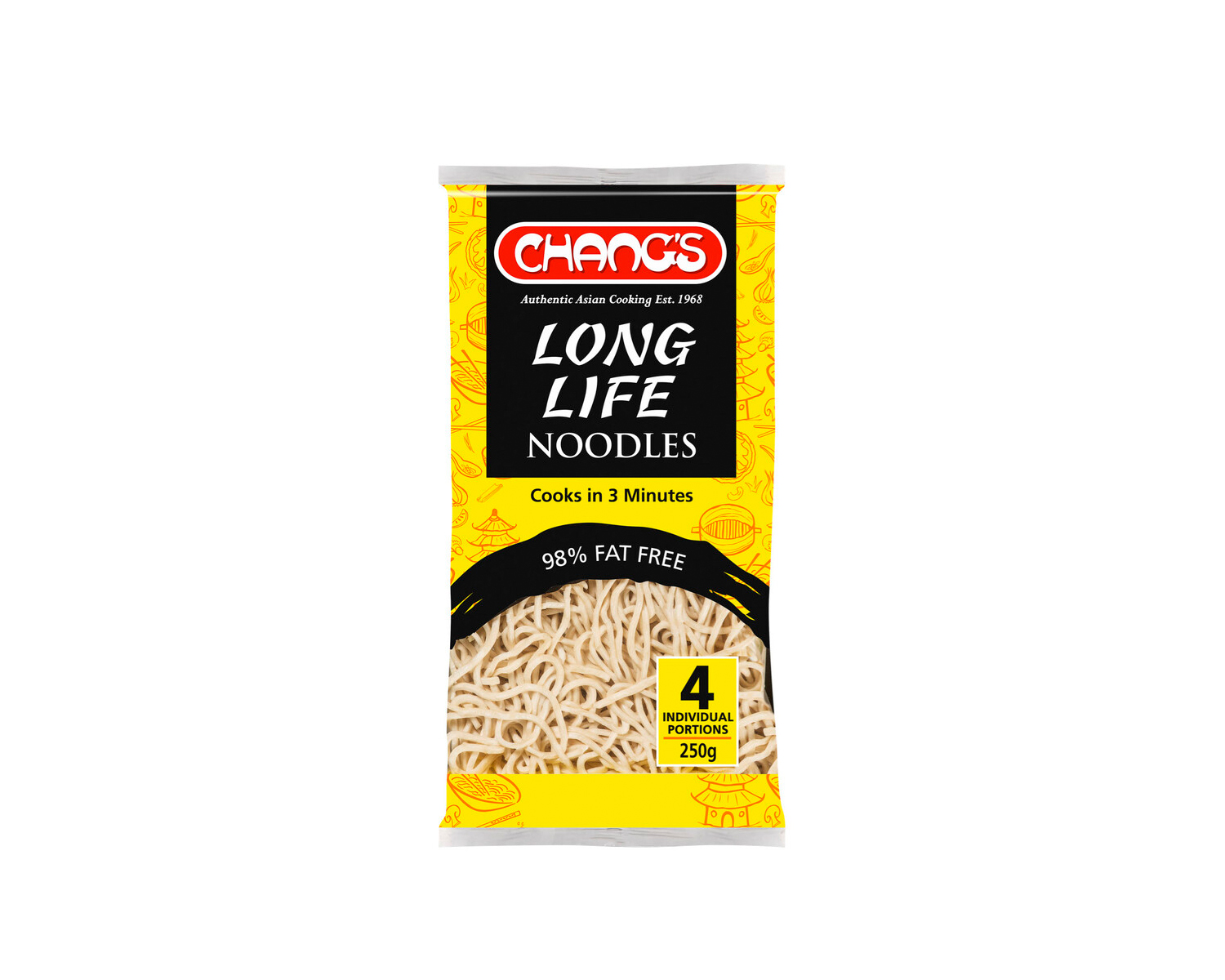 NOODLES LONG LIFE 250G X 6 CHANG