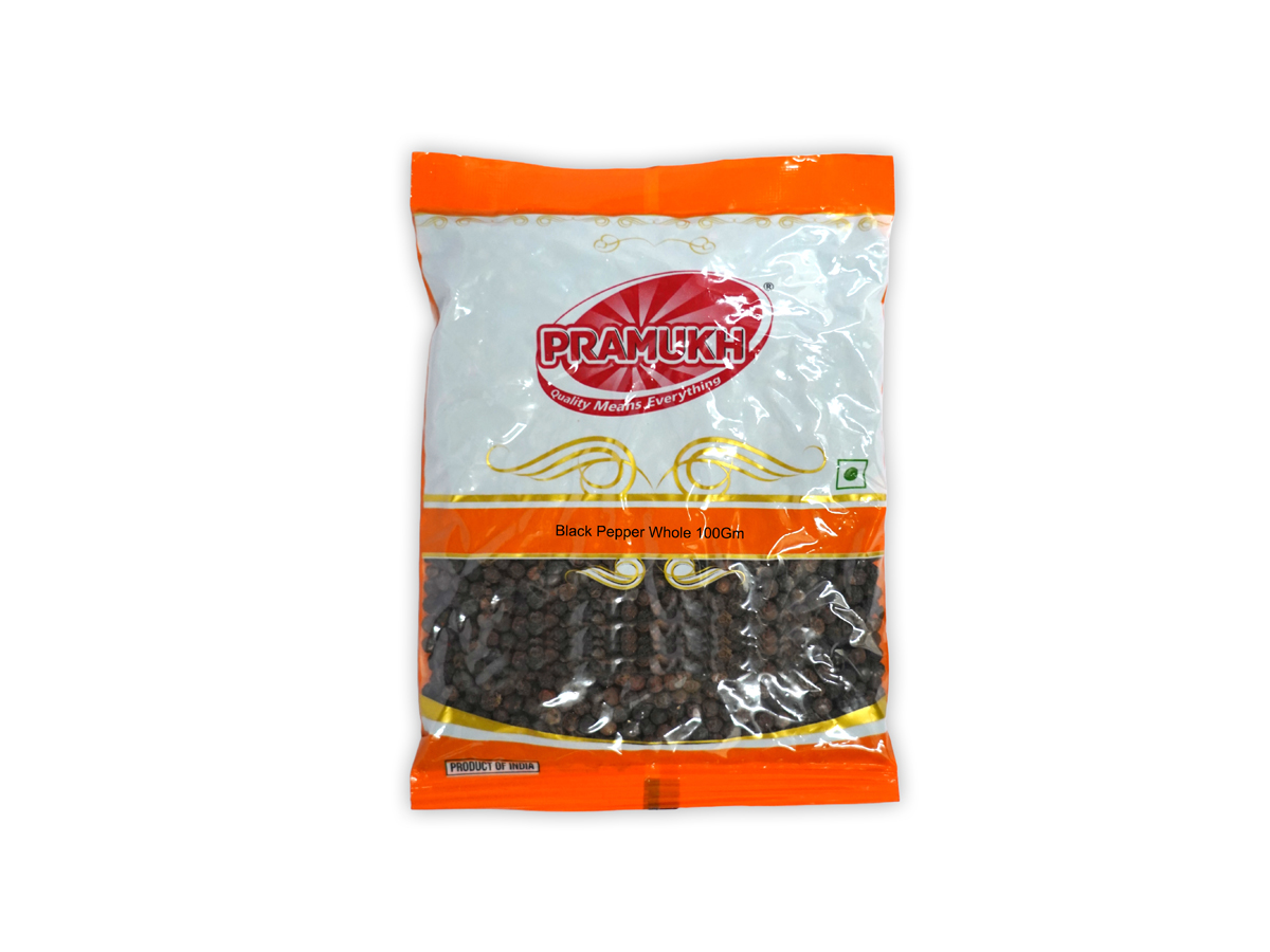 BLACK PEPPER WHOLE 100GM PRAMUKH
