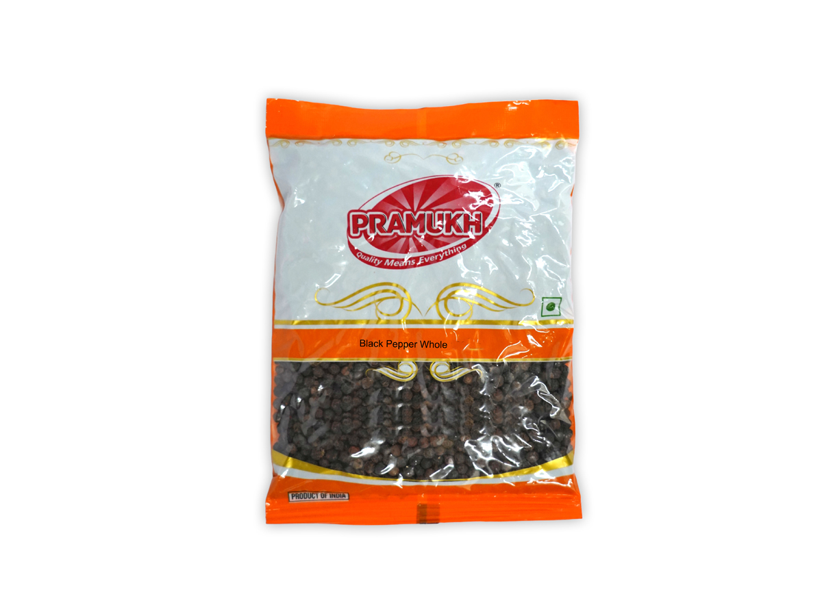 BLACK PEPPER WHOLE 500GM PRAMUKH