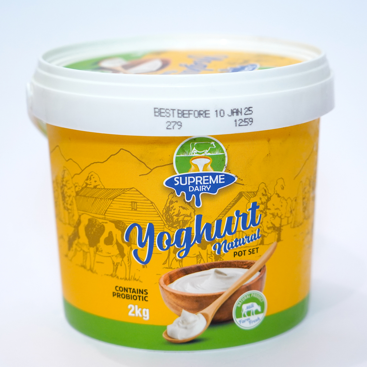 YOGHURT 2KG SUPREME DAIRY 